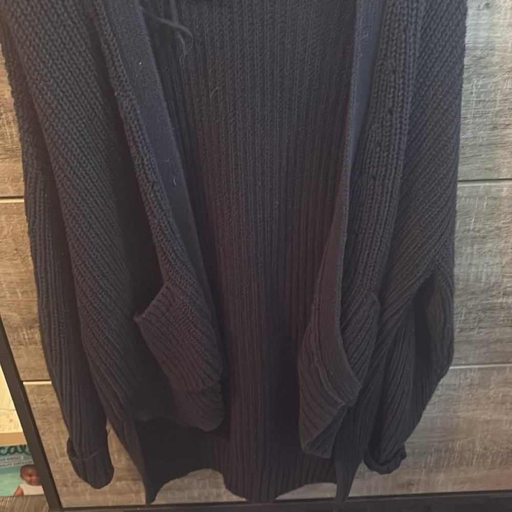 American Eagle Outfitters Black Cardigan Sweater